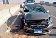 مصرع وإصابة 5 أشخاص فى حادث تصادم بالشرقية