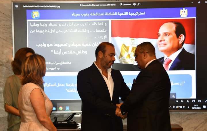 محافظ جنوب سيناء يستقبل وفد من كبري شركات السياحة بكازاخستان لبحث سبل تنشيط السياحة الوافدة الي شرم الشيخ