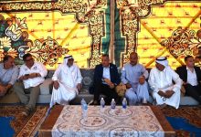 محافظ جنوب سيناء يؤدي واجب العزاء في وفاة الشيخ سليمان مدخل شيخ قبيلة العليقات بأبو زنيمة