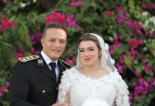 تهنئة قلبية للعروسين