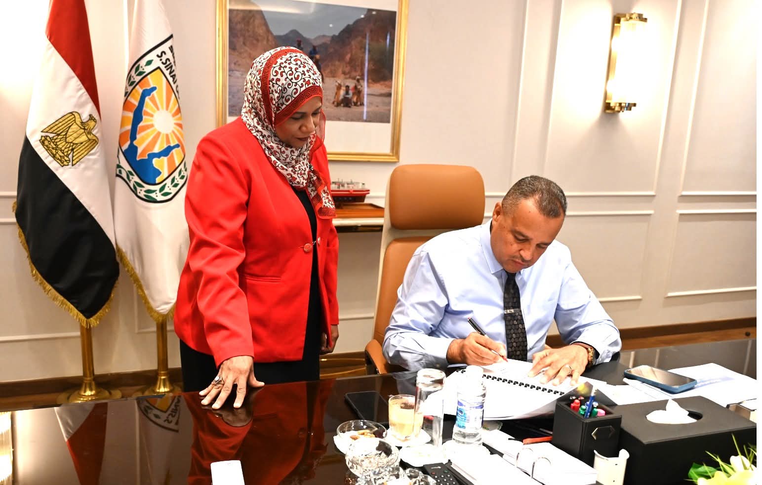 محافظ جنوب سيناء يعتمد الخطة السنوية للسكان لعامى 2025 / 2026 ويؤكد الالتزام بتحقيق الأهداف الاستراتيجية للدولة